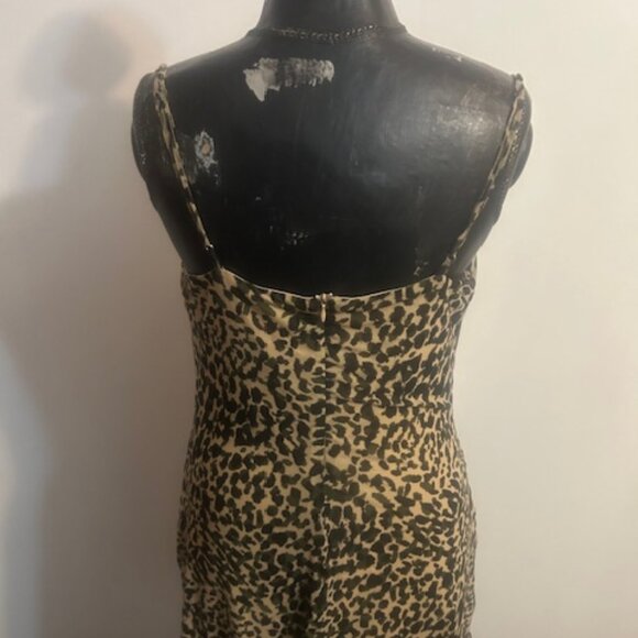 Forever 21 Camouflage/Leopard print bodycon mini dress, size L - Picture 3 of 6